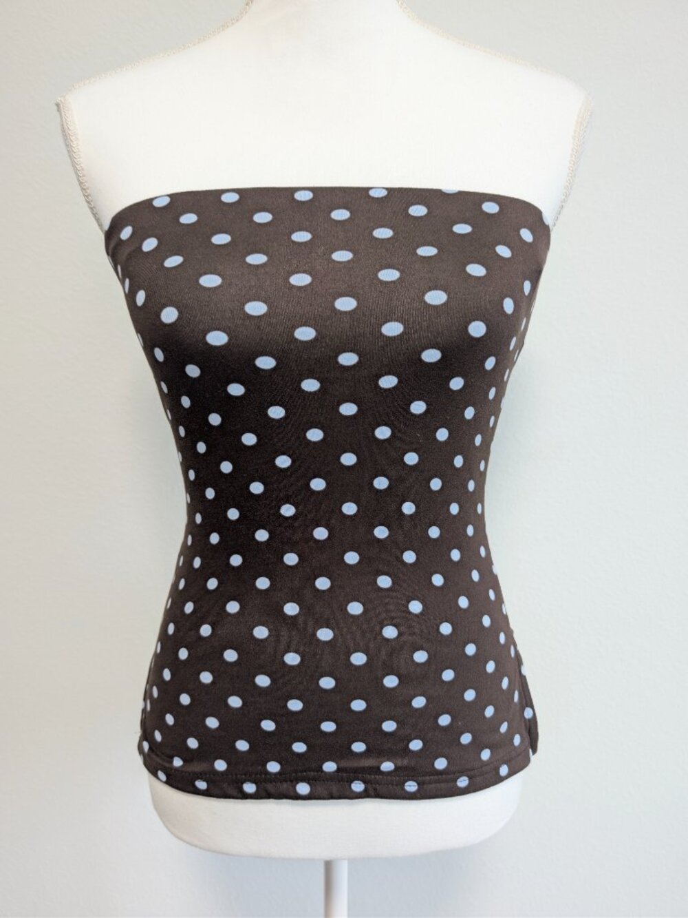 NWT Faded Rose Polka Dot Tube Top medium